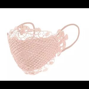 PINK LACE MASK 2/$22